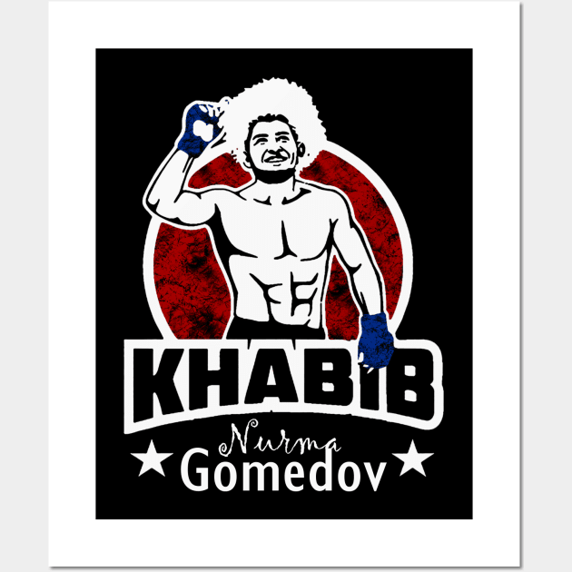 Khabib The Eagle Nurmagomedov Wall Art by siponwijy